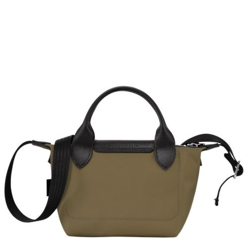 Longchamp Le Pliage Energy Top handle bag XS Khaki | ZUC-238741