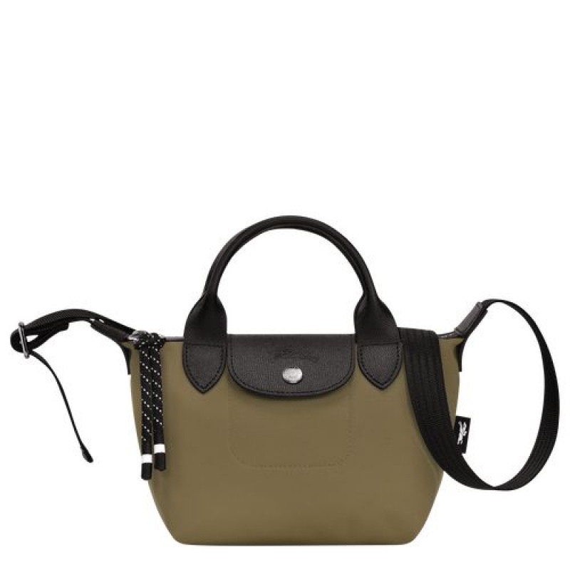 Longchamp Le Pliage Energy Top handle bag XS Khaki | ZUC-238741