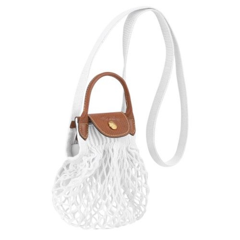 Longchamp Le Pliage Filet Crossbody bag XS Ecru | WIN-821754