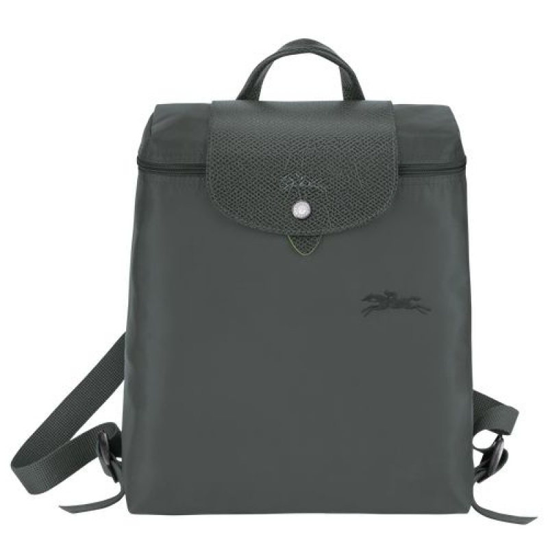 Longchamp Le Pliage Green Backpack Graphite | FSN-397841