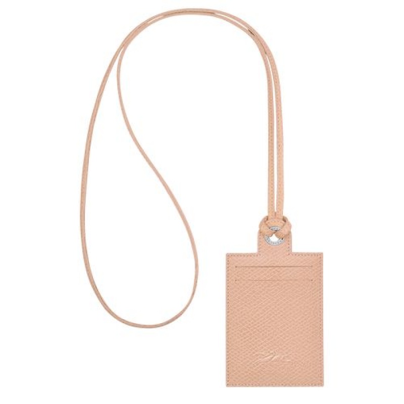 Longchamp Le Pliage Green Card holder with necklace Flowers | VHW-572863