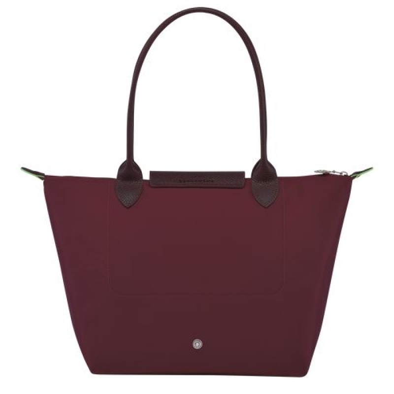 Longchamp Le Pliage Green Shoulder bag S Burgundy | XRC-537208