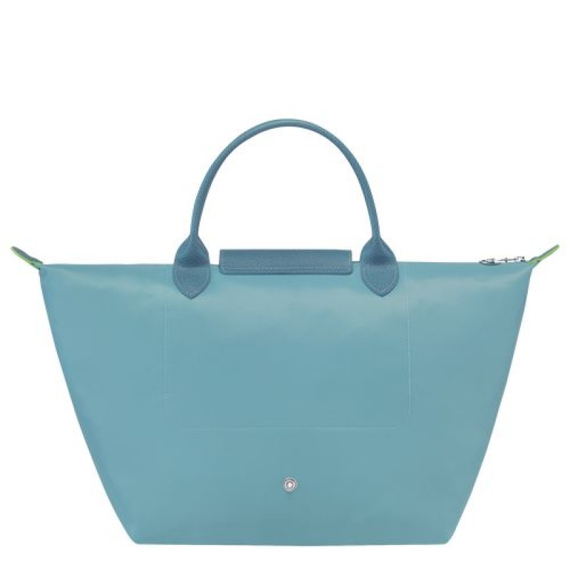 Longchamp Le Pliage Green Top handle bag M Thunderstorm | HYJ-905412