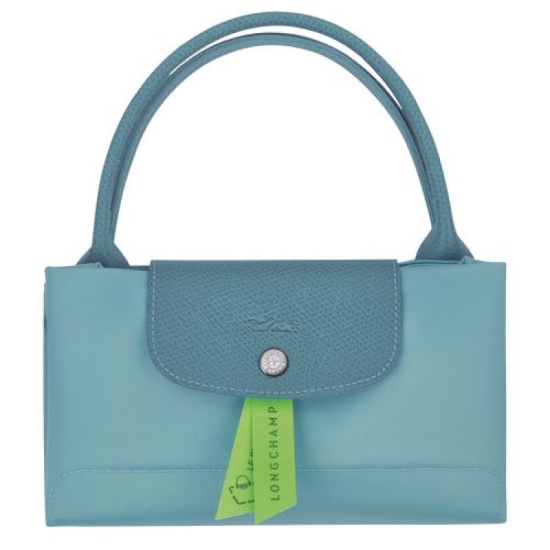 Longchamp Le Pliage Green Top handle bag M Thunderstorm | HYJ-905412