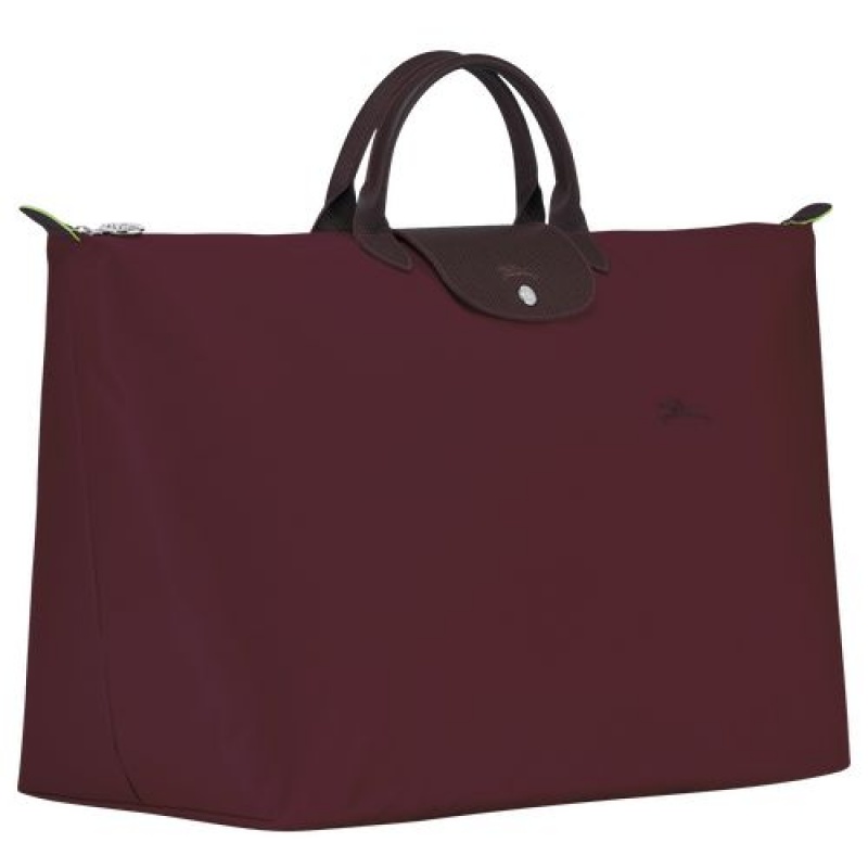 Longchamp Le Pliage Green Travel bag XL Burgundy | MUR-623709