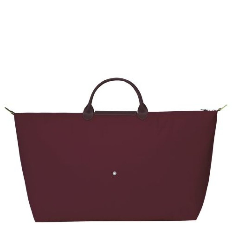 Longchamp Le Pliage Green Travel bag XL Burgundy | MUR-623709