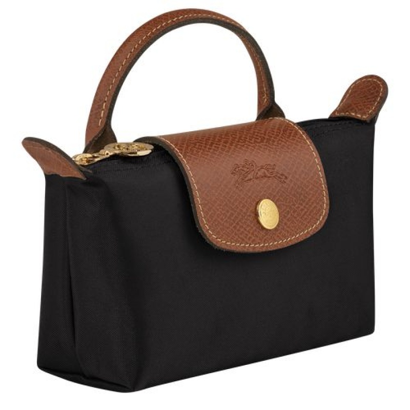 Longchamp Le Pliage Original Pouch with handle Black | YBP-795346