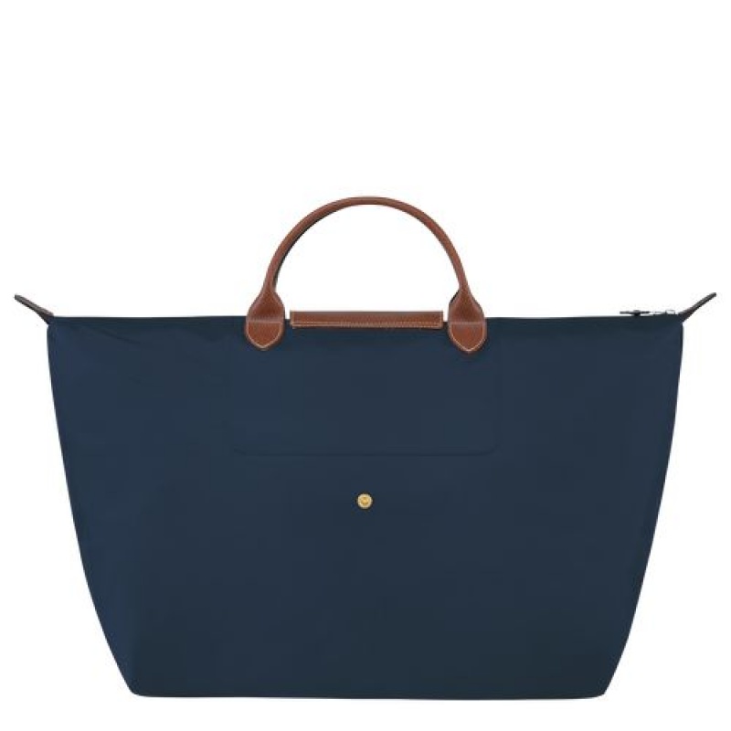 Longchamp Le Pliage Original Travel bag L Navy | ETM-518723