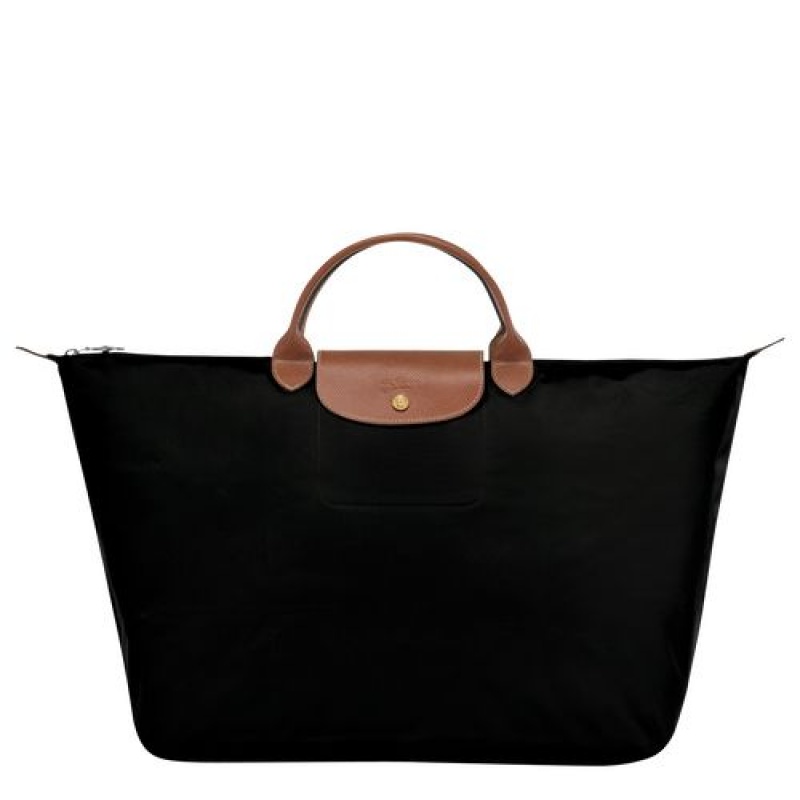 Longchamp Le Pliage Original Travel bag L Black | CRE-627459