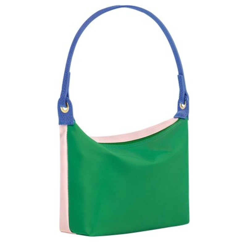 Longchamp Le Pliage Re-Play Shoulder bag Green | URY-246379