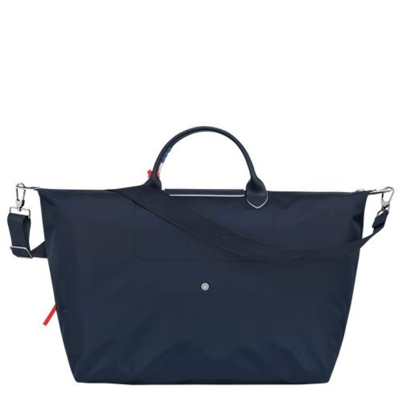 Longchamp Le Pliage Tres Paris Travel bag L Navy | MZS-614095