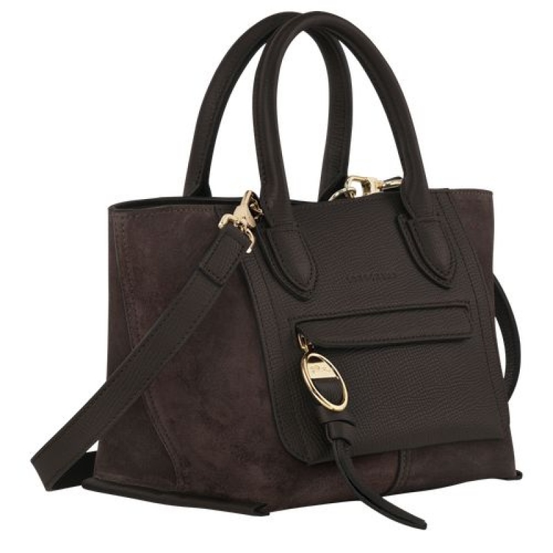 Longchamp Mailbox Top handle bag S Ebony | CDU-896517