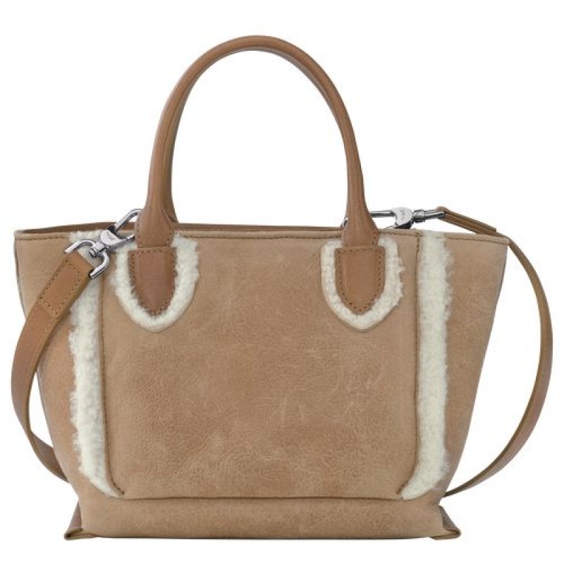 Longchamp Mailbox Top handle bag S Natural | XBZ-598634