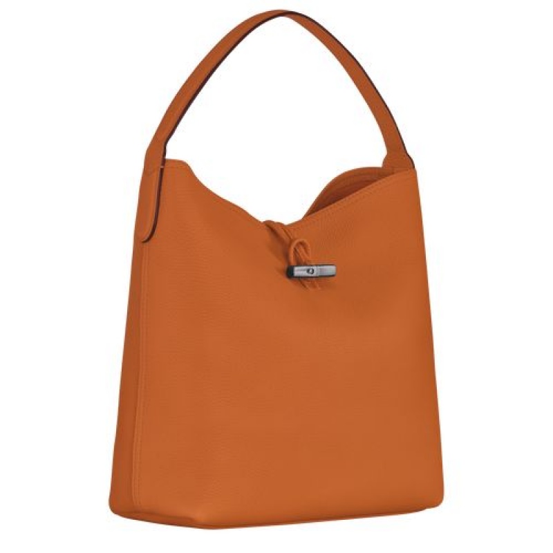 Longchamp Roseau Essential Hobo bag Saffron | IXU-471026