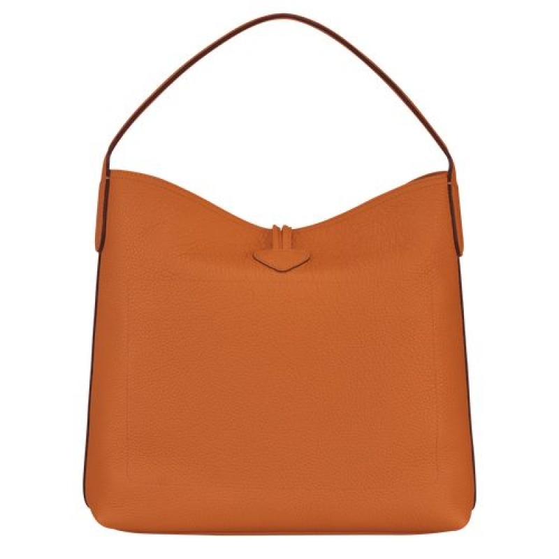 Longchamp Roseau Essential Hobo bag Saffron | IXU-471026