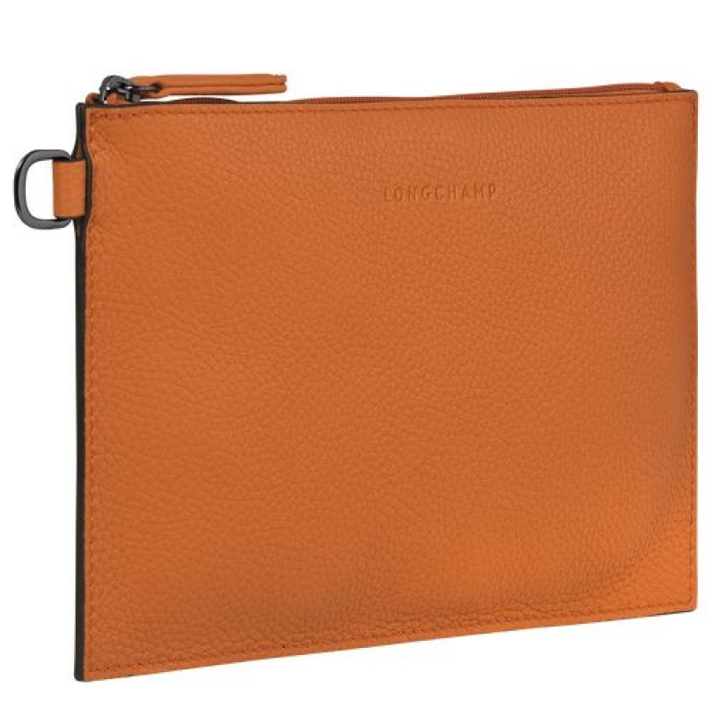 Longchamp Roseau Essential Pouch Saffron | QME-024573