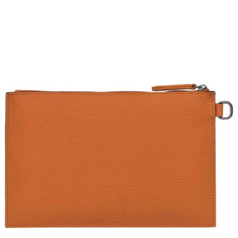 Longchamp Roseau Essential Pouch Saffron | QME-024573