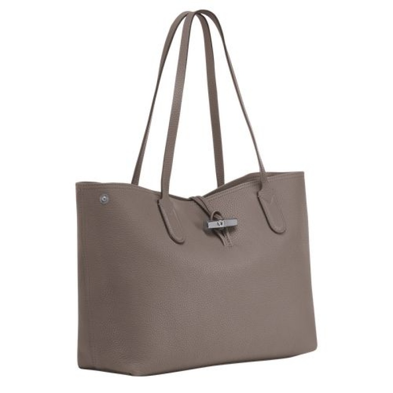 Longchamp Roseau Essential Shoulder bag Grey | IHW-163498