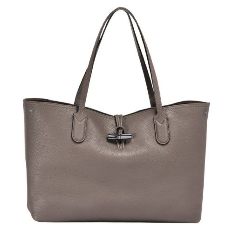 Longchamp Roseau Essential Shoulder bag Grey | IHW-163498