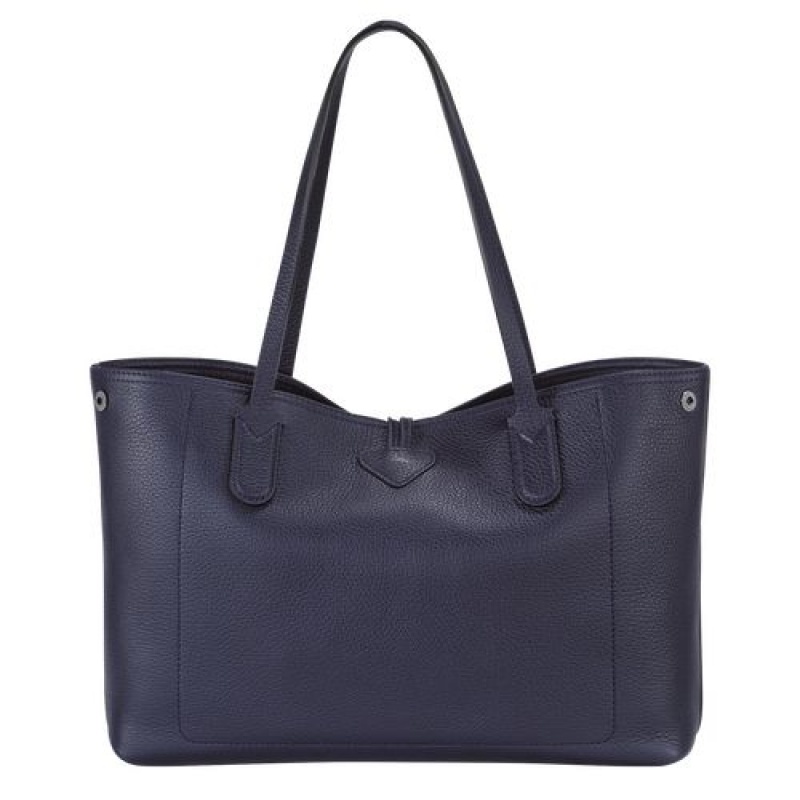 Longchamp Roseau Essential Shoulder bag Navy | FPB-392875