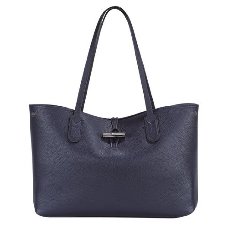 Longchamp Roseau Essential Shoulder bag Navy | FPB-392875