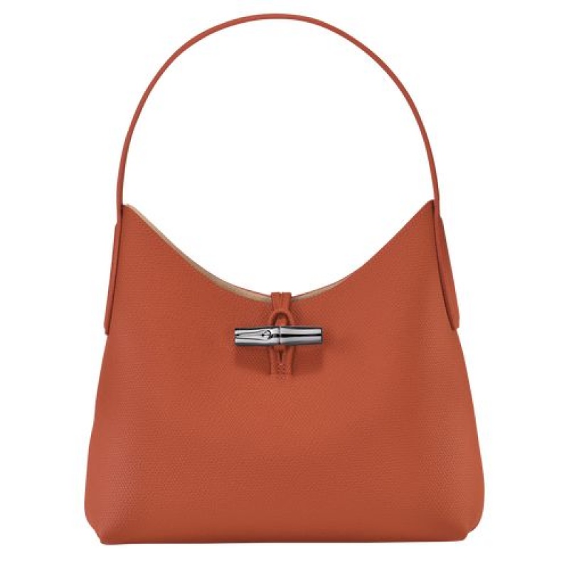 Longchamp Roseau Shoulder bag M Brick | VIS-183065