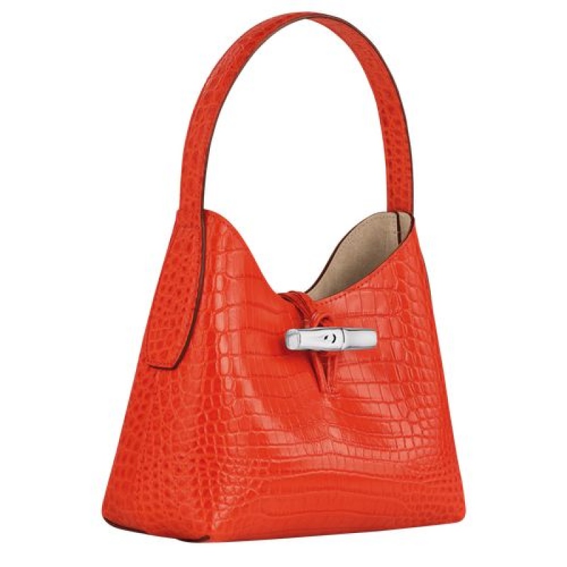 Longchamp Roseau Shoulder bag XS Orange | CTA-485260