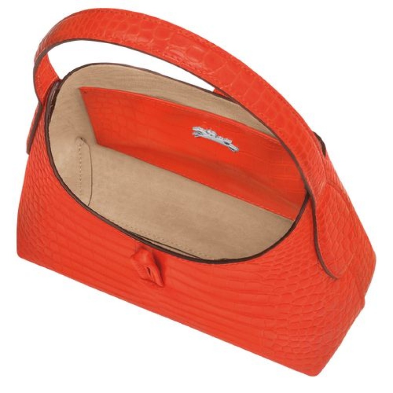 Longchamp Roseau Shoulder bag XS Orange | CTA-485260