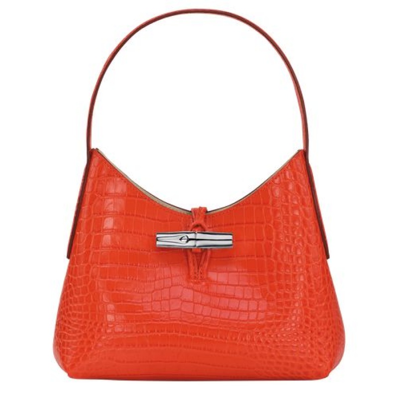 Longchamp Roseau Shoulder bag XS Orange | CTA-485260