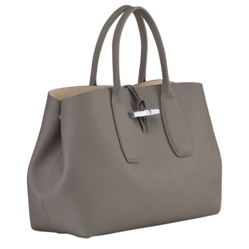 Longchamp Roseau Top handle bag L Turtledove | RGF-917520