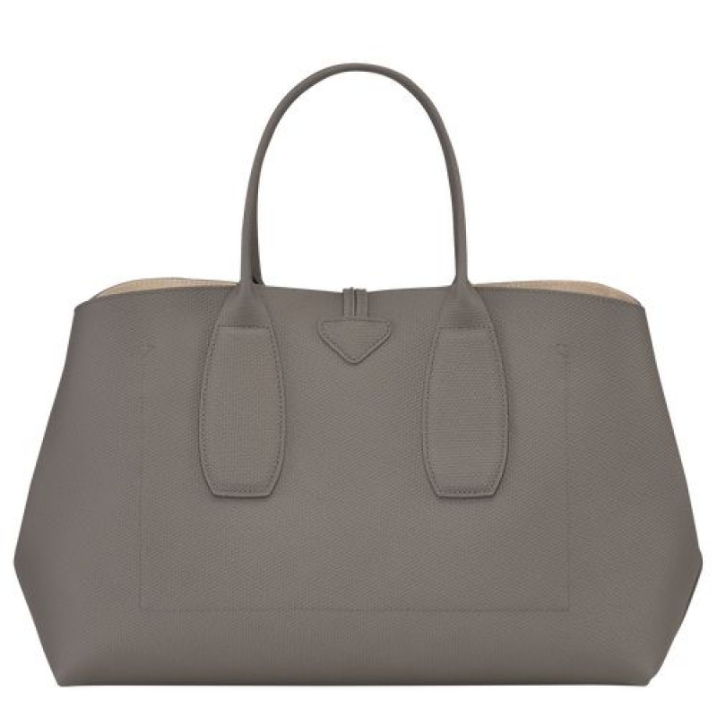 Longchamp Roseau Top handle bag L Turtledove | RGF-917520