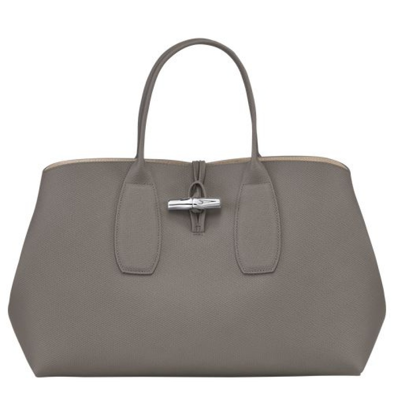 Longchamp Roseau Top handle bag L Turtledove | RGF-917520