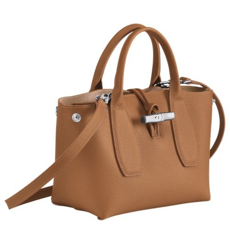 Longchamp Roseau Top handle bag S Natural | TOJ-547321