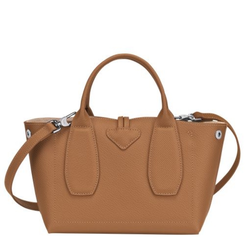 Longchamp Roseau Top handle bag S Natural | TOJ-547321