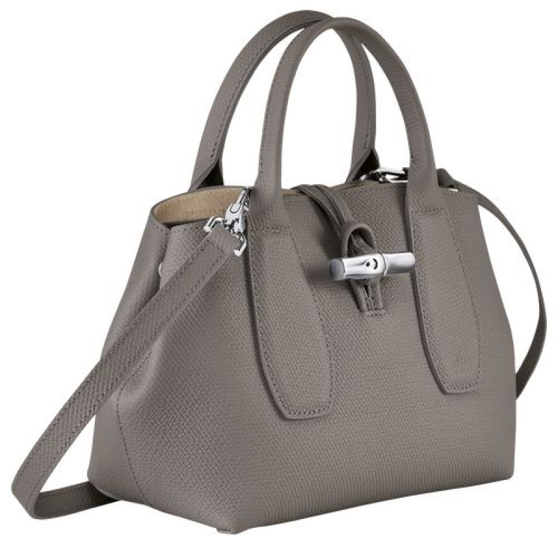 Longchamp Roseau Top handle bag S Turtledove | ZMC-928045